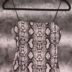 Snake-print Bodysuit <3